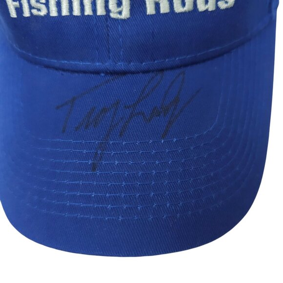 Hammer Fishing Rods Troy Landry Signed? Strapback Cap Swamp People Trucker Hat - Picture 2 of 14